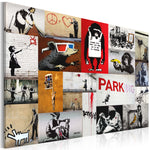 Foto schilderij - Banksy - collage