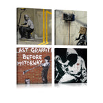 Foto schilderij - Banksy - Street Art