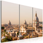 Foto schilderij - Above the roofs of The Eternal City