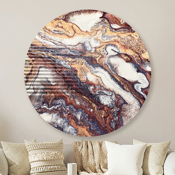 Brown marble