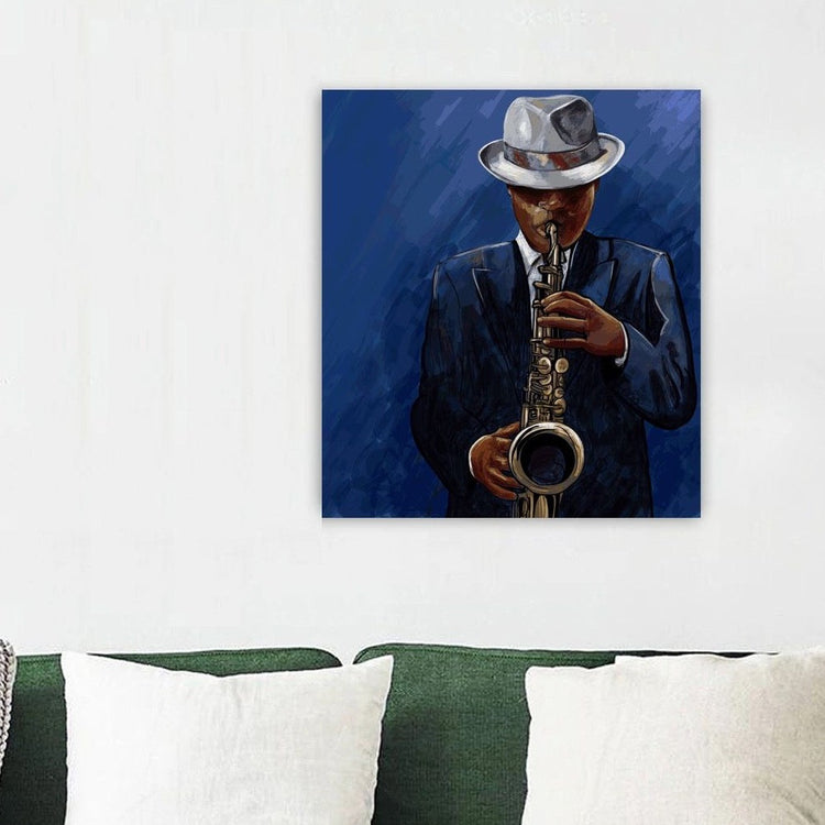 Schilderij The Sax Musician (Canvas)