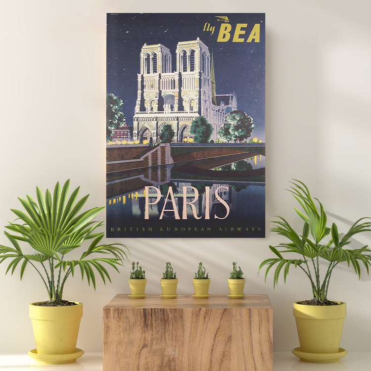 Vintage Reis bestemming Paris VI