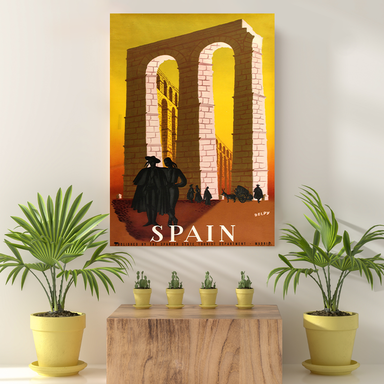 Vintage Reis bestemming Spain II