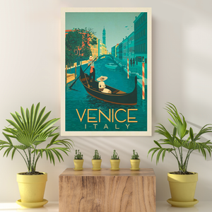 Vintage Reis bestemming Venice III