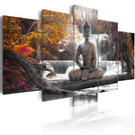 Foto schilderij - Autumn Buddha