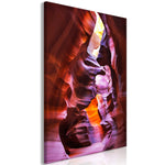 Foto schilderij - Antelope Canyon (1 Part) Vertical