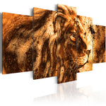 Foto schilderij - Beautiful Lion