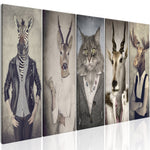 Foto schilderij - Animal Masks I