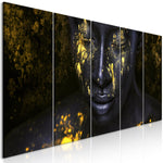 Foto schilderij - Bathed in Gold (5 Parts) Narrow