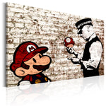 Foto schilderij - Banksy: Torn Wall